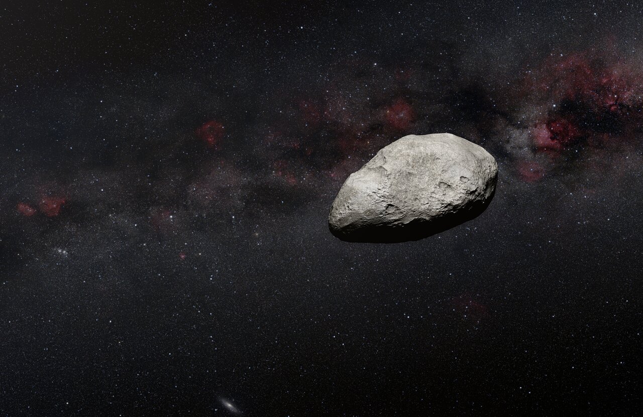 Illustration Of Asteroid Artist s Impression ESA Webb