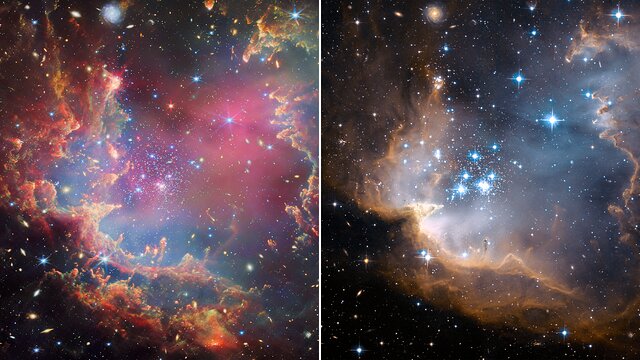NGC 602 Hubble And Webb s Views ESA Webb