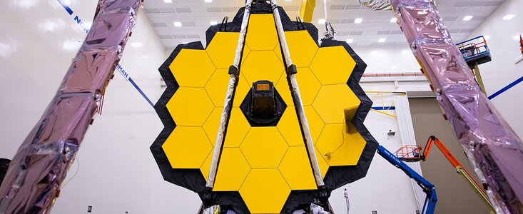 Webb in the Northrop Grumman cleanroom