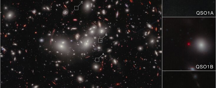 Little Red Dot Abell2744-QSO1 (NIRCam Image)