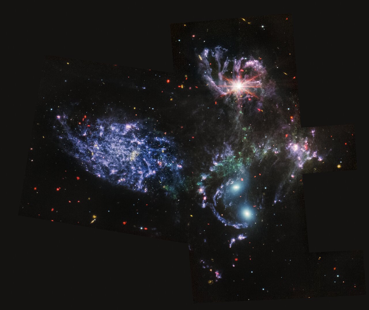 Stephan’s Quintet (MIRI Imaging)