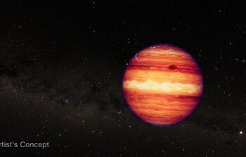 Isolated planetary-mass object SIMP 0136 (artist’s concept)