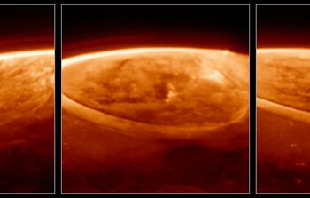 Close-up observations of auroras on Jupiter (December 2023)