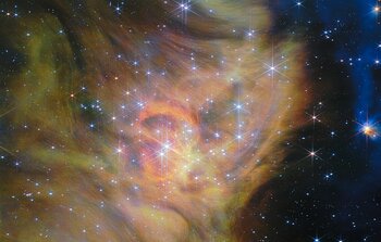 Star-forming region IC 348 (NIRCam image)