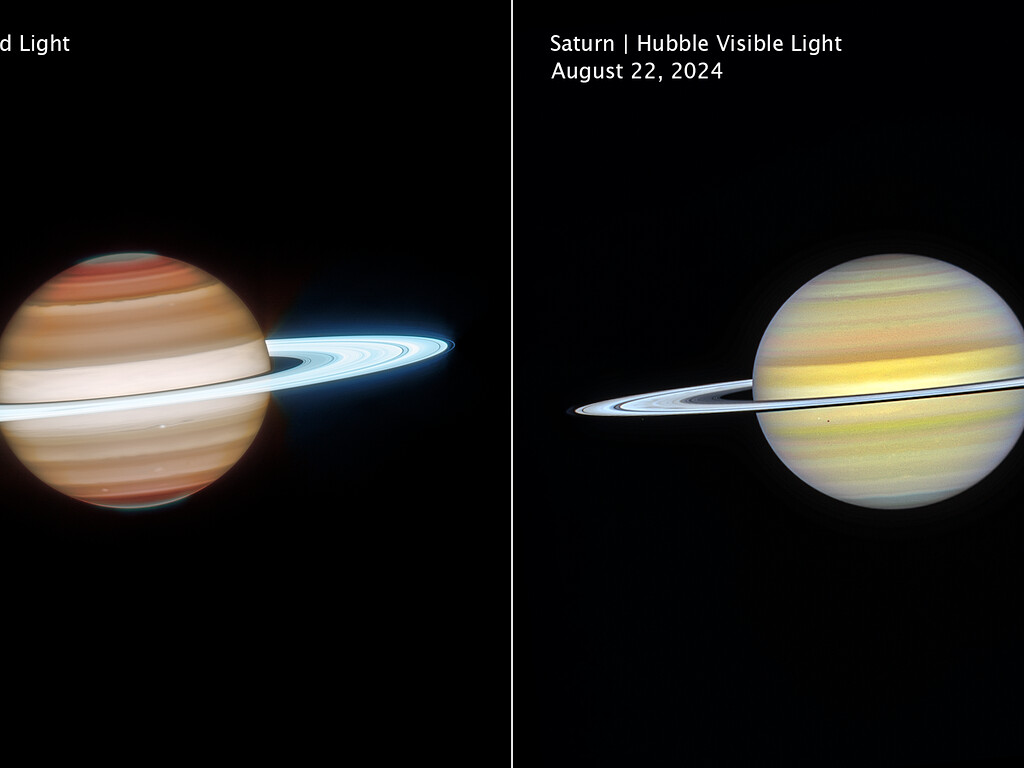 Webb and Hubble share most comprehensive view of Saturn to date
