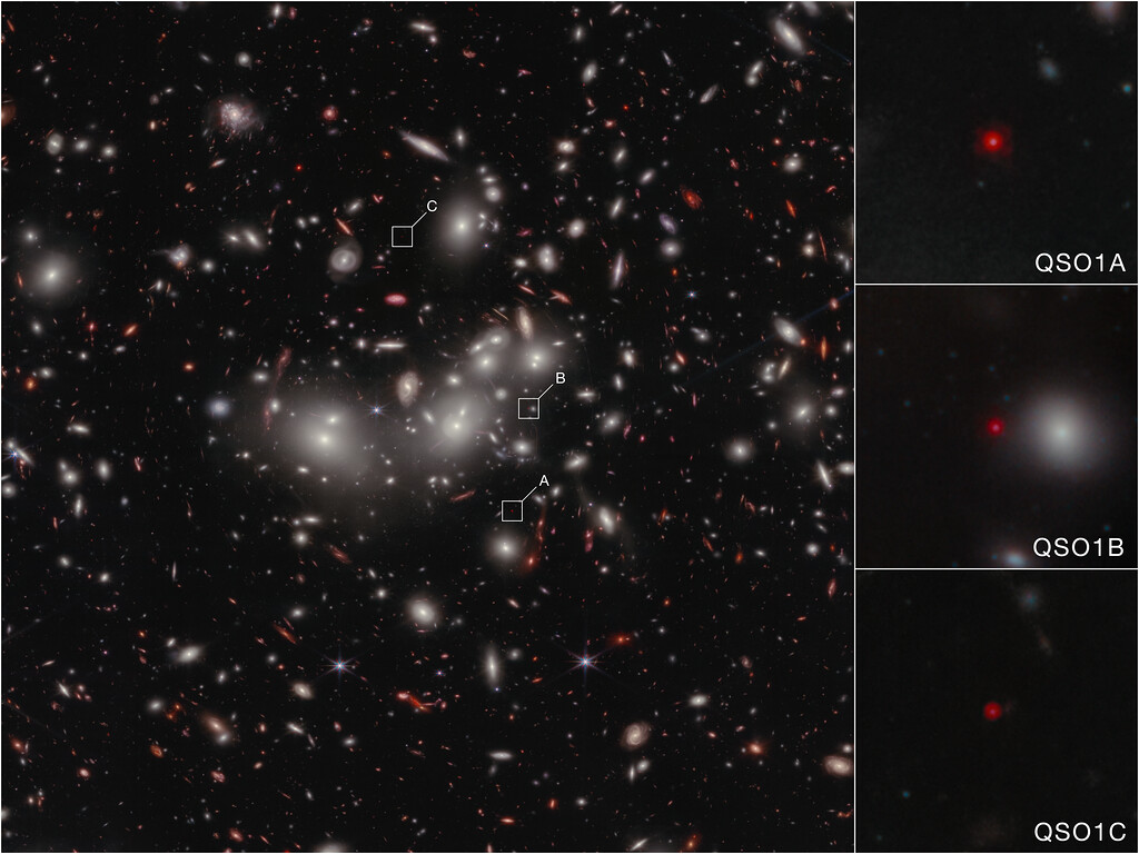 Webb reveals black hole that formed before its galaxy