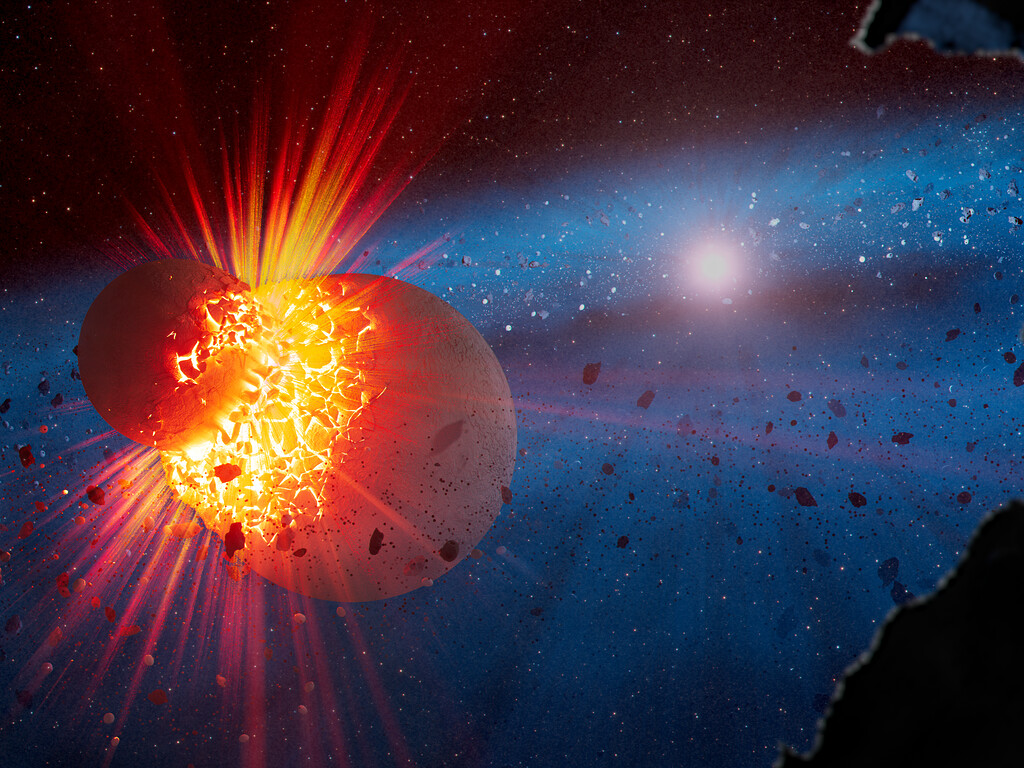 Webb provides crash course on planet-shattering collisions
