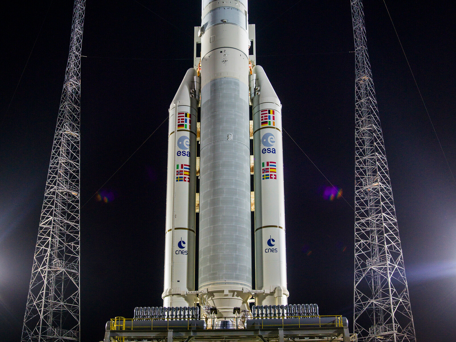 Ariane 5 With James Webb Space Telescope Prelaunch ESA Webb Ariane 5 With James Webb Space Telescope Prelaunch ESA Webb