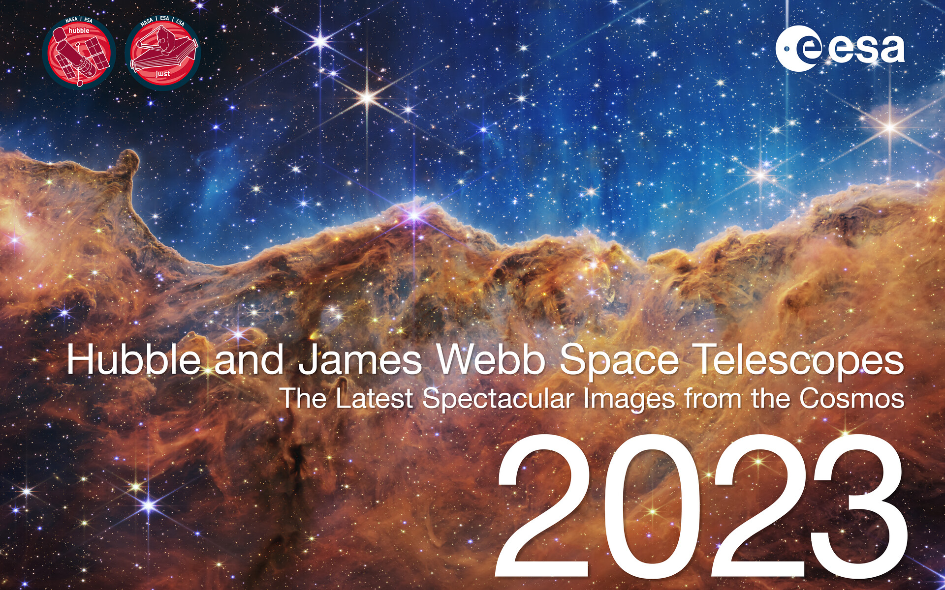 Cover Page Of The 2023 ESA Hubble And ESA Webb Calendar ESA Webb Cover Page Of The 2023 ESA Hubble And ESA Webb Calendar ESA Webb