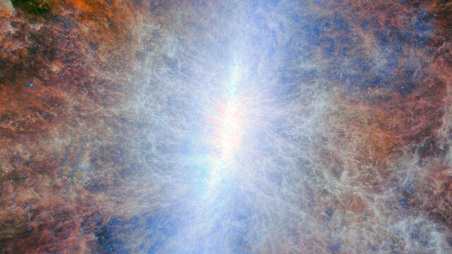 Pan video: M82 (MIRI image)