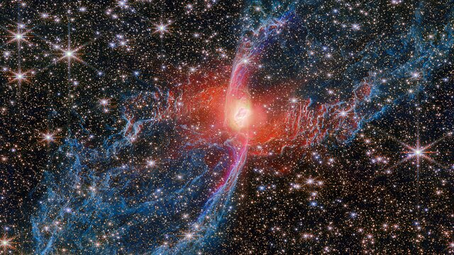 Pan Video: The Red Spider Nebula (NGC 6537)