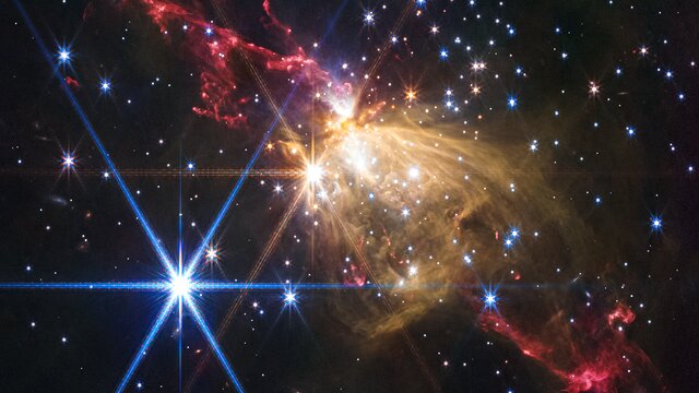 Pan video: Stellar jet in Sh2-284