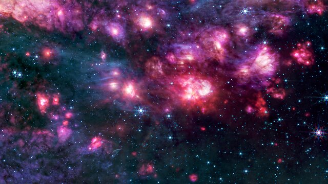 Pan video: Sagittarius B2 (MIRI image)