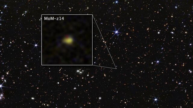 Location of MoM-z14 in COSMOS field